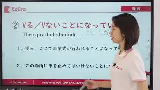 Ngữ pháp JLPT N3 Bài 1| EDURA TV