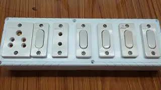 5 switch 1 5pin  socket 1 2pin socket board wiring connection || Sinha Electricals