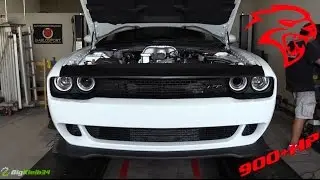 900HP Nitrous HellCat Challenger SCREAMS on Dyno - MOST POWERFUL HELLCAT