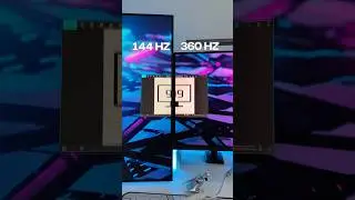 144Hz vs 360Hz 👀 Is there a Crazy difference??