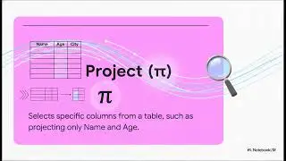 4.1 Relational Algebra