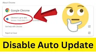 How To Turn Off Google Chrome Auto Update | Chrome Disable Auto Update | Easiest Way