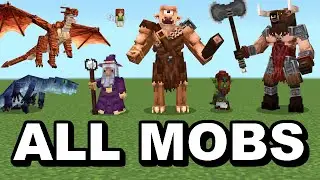 ALL 60+ CREATURES IN FANTASYCRAFT ADD-ON (MINECRAFT)