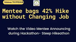 Mentee bags 42% Salary Hike without changing Job