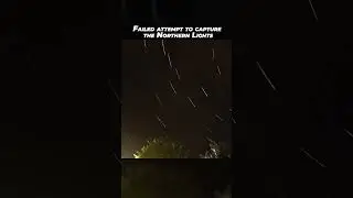 Failed attempt to capture the Northern Lights (Timelapse)