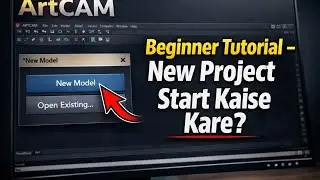 Artcam me new file kaise banaye # artcam basic tutorial for beginners 