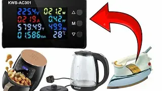 قطعه صغيره 1x8 لمعرفه استهلاك الوات والامبير في المنزل
