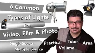 6 Common Lighting Sources in Photography, Video and Filmmaking