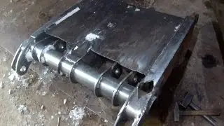 Repair, welding the frame of the TDT-55 blade