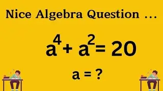 Nice Algebra Problem | Math Olympiad Question @ultraedu