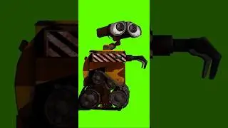 ROBOT WALL-E # KineMaster green screen material # video material # green screen material
