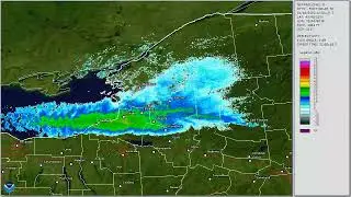 Lake Effect Snow Radar Loop January 08 to 11, 2022
