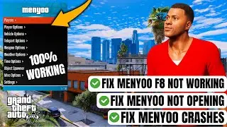 How to Fix Menyoo Trainer F8 Button Not Working in GTA 5 | Fix Menyoo Not Opening: GTA 5 Crashing |