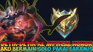 detik-detik mytical honor !! solo rank faramis best build