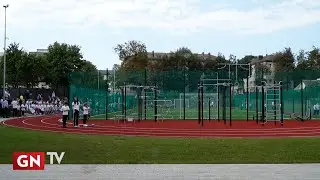 Panevėžyje po rekonstrukcijos atidarytas „Vilties“ progimnazijos stadionas.