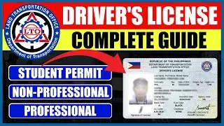 PAANO KUMUHA NG LTO DRIVER'S LICENSE COMPLETE GUIDE | STUDENT PERMIT | NON-PRO | PROFESSIONAL