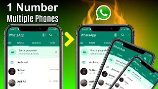How to use one whatsapp in two or more phones | how to use whatsapp in two phones with one number