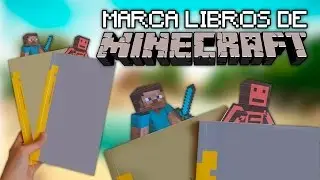 Cómo hacer un marca libros de minecraft - Con tu propia skin