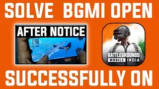 😥BGMI Notice Kaise Hataye | BGMI Notice Kab hatega | BGMI Notice Problem | Fix BGMI Notice Problem