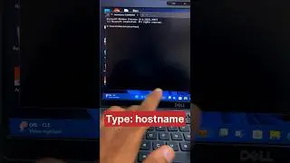 Windows command prompt for How to identify PC host name 