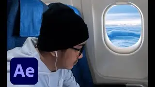 Inside Airplane Using Green Screen | AFTER EFFECTS