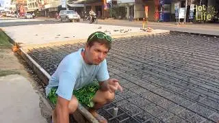 Технология укладки асфальта в Камбодже, Пицца, наша живность, Площадки в Азии, Пляж 26 02 20!8