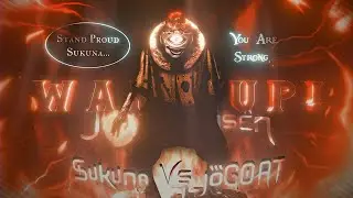 Wake Up 🔥- joGoat vs Fraud Sukuna remake *free preset* Alightmotion xml (Edit/AMV]🖤