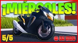 🔴DÍA 5 | NUEVA MOTO "FALCON", REGALANDO ALGUNAS Y MÁS! 😎 || JAILBREAK