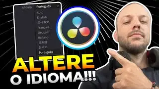 Como TROCAR o IDIOMA no DAVINCI RESOLVE 20