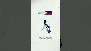 Evolution of Philippines #shorts #geography #map #flag #philippines #evolution#viral #history#empire