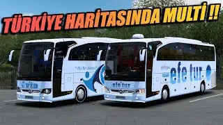 TÜRKİYE'DEKİ ZORLU YOLLARDA MULTİ OTOBÜS KONVOYU !!