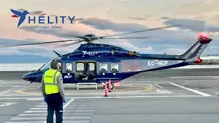 CHEAPEST HELICOPTER FLIGHT?  | Algeciras - Ceuta 🇪🇸 | HELITY Copter Airlines