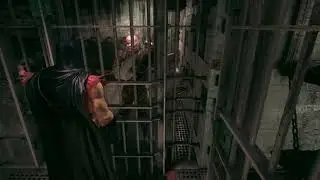 Thug flinches, falls, and knocks himself out | Batman Arkham Knight