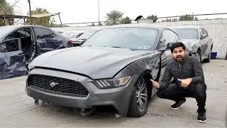 Buying A Crashed Mustang In Dubai | With Mo Vlogs Part 1