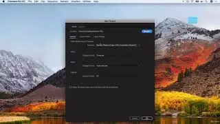 Стартовый Экран Premiere Pro