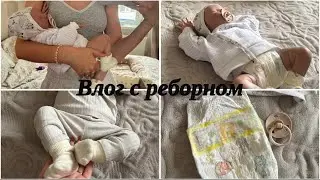 Влог с куклой реборн☁️🧸/ прогулка в коляске🤍