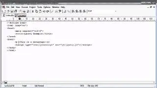 jQuery Tutorial   4   Testing jQuery