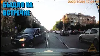 Быдло на дороге. Чтож ты фраер сдал назад! Неадекватные водители