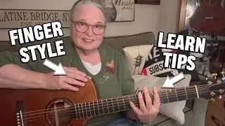 Finger-Style Guitar FUN! Learn Chord Progression! ** Corcoran Guitar (Cantilever Neck)