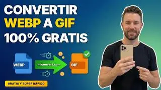 Cómo convertir un archivo WEBP a GIF manteniendo el 100% de calidad nítida (Gratis)
