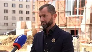 Ход строительства общеобразовательной школы на 2500 ученических мест