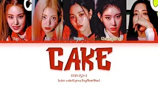 ITZY (있지) - CAKE (Color Coded Lyrics)