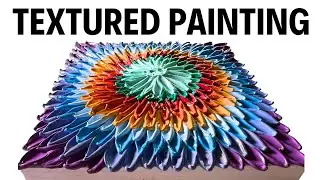How to Paint 3D Flowers in Acrylic: Easy Texture Techniques