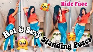 Hot & Sexy Standing Poses ❤️ | Poses in Crop Top & Jeans | How to Pose | Creative Ragini 