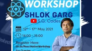 React Native Workshop By @S.G. Codes | Day 6 | ACM USICT