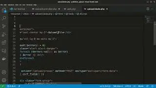 Uploading file pada Laravel