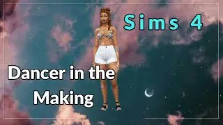Ballet Dancer CAS Sims4 she is too ADORABLE