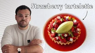 The Perfect Strawberry & Elderflower Dessert! Fine Dining Pastry Recipes & Michelin Techniques