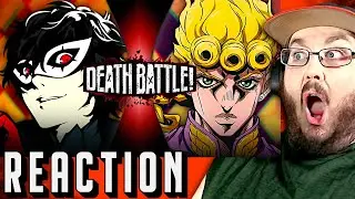 Joker VS Giorno (Persona VS JoJo's Bizarre Adventure) | DEATH BATTLE! REACTION!!!