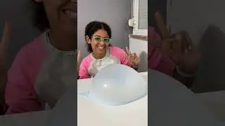 Fiz uma SLIME muito boa e uma bolha Gigante